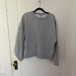 Aritzia Tna Cozy Fleece Boyfriend Crew Sweatshirt - size 3